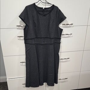 Lane Bryant Charcoal Midi Dress
